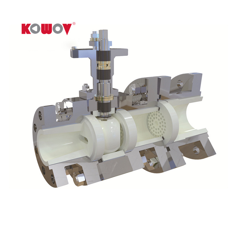 Ceramic ball valve development article