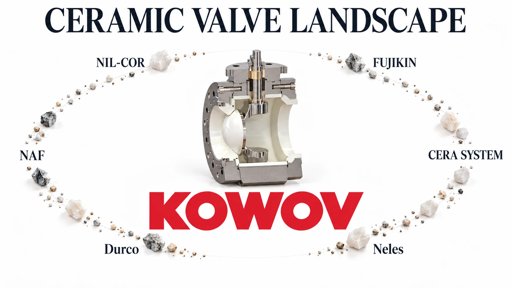 Where ceramic valves earn their place — editorial illustration