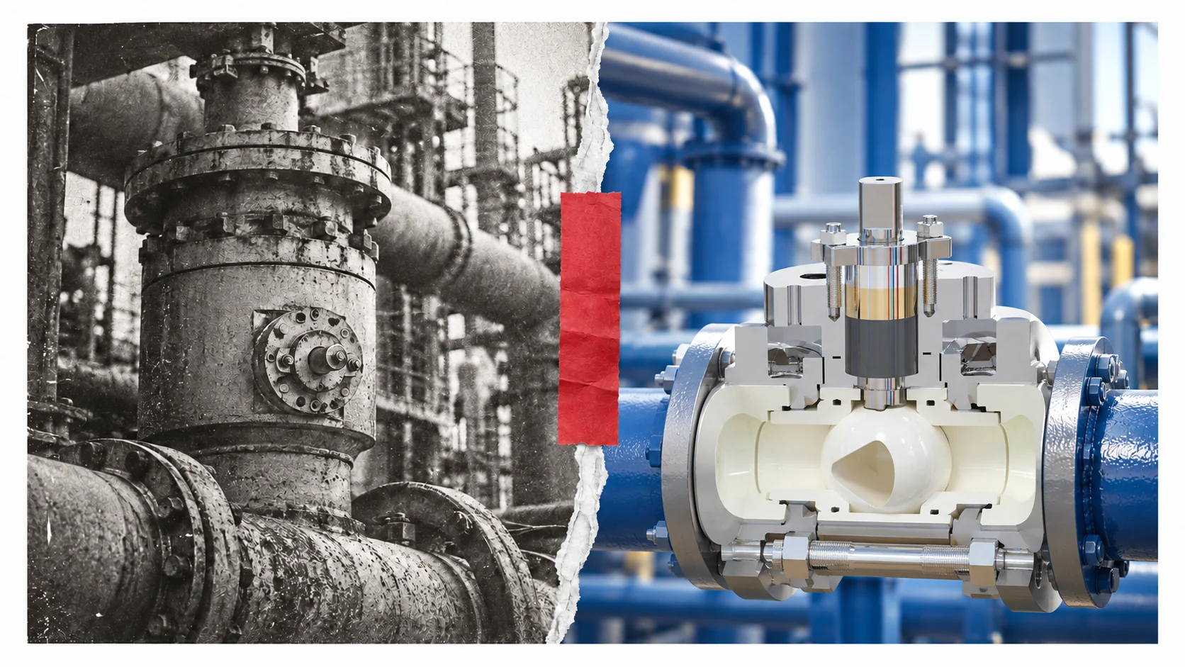 Two decades of ceramic valves in power plants — editorial illustration