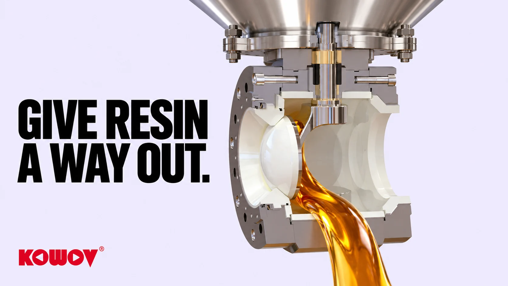 Why a resin reactor needed a different valve core — editorial illustration