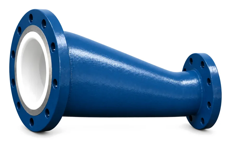 Ceramic-lined reducers